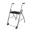 Déambulateur 2 roues avec siège en mousse