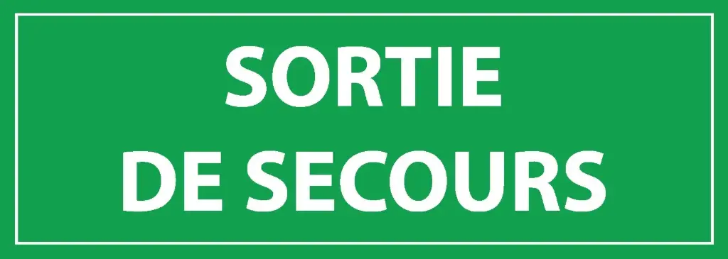 [4180102] Panneau Sortie de secours