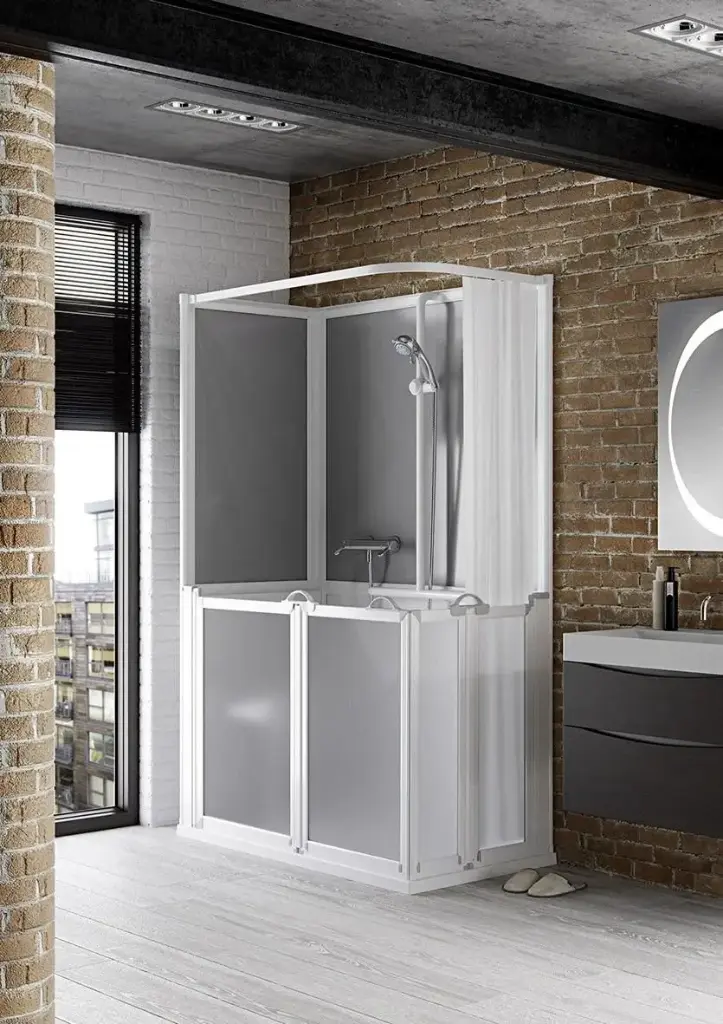 Cabine de douche PMR