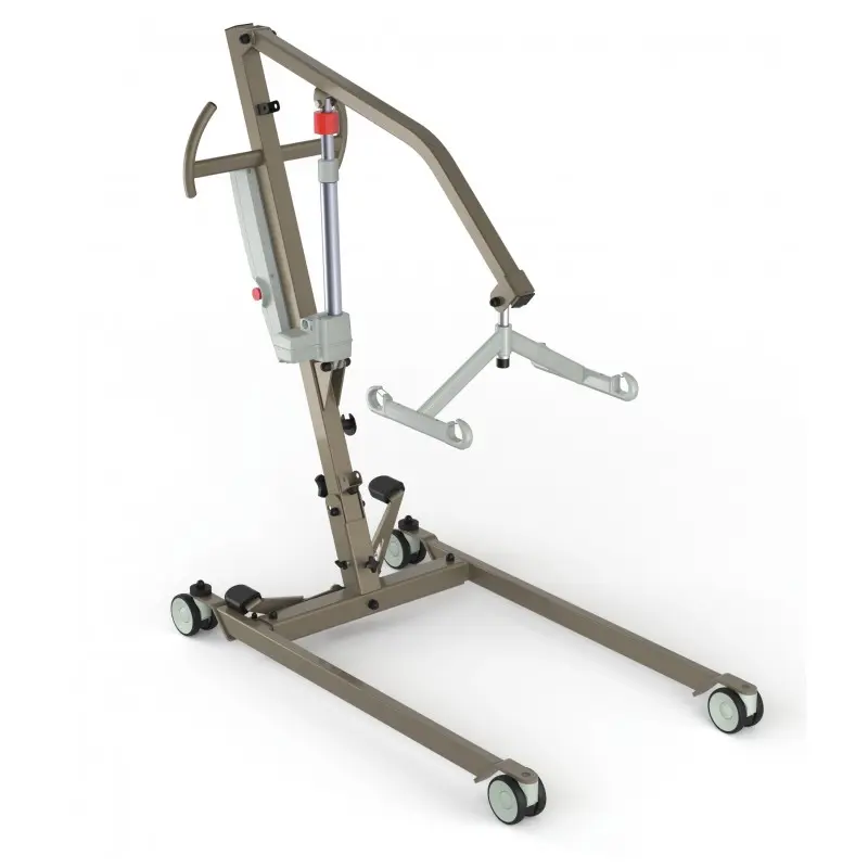 Lève-Personne Mobile Pliable avec Fléau 4 Crochets Pivotant