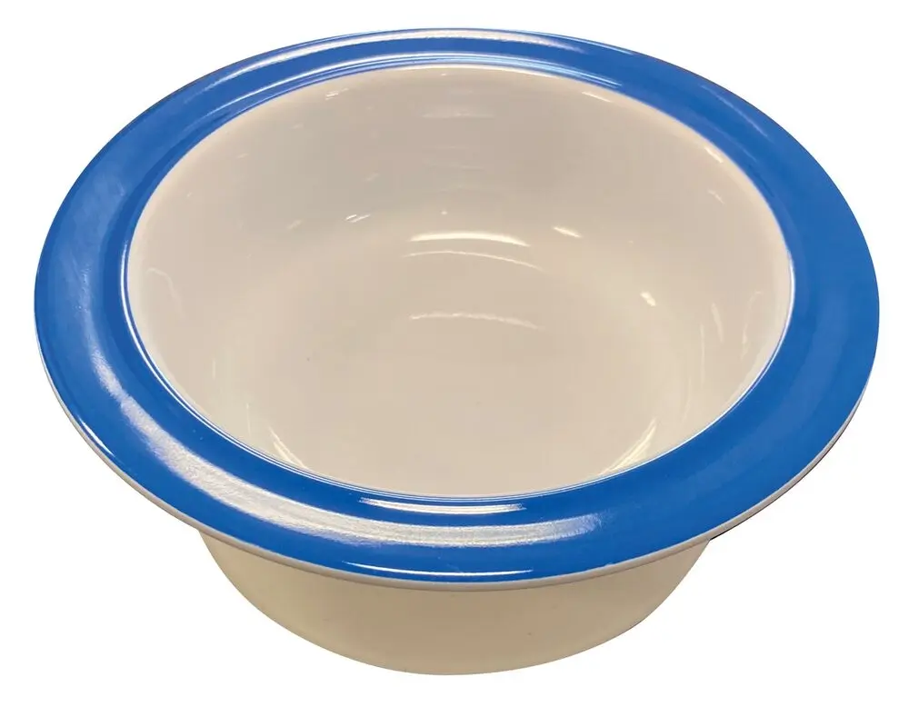 [7000902] Bol Antidérapant avec Ventouse (Bleu et Blanc)