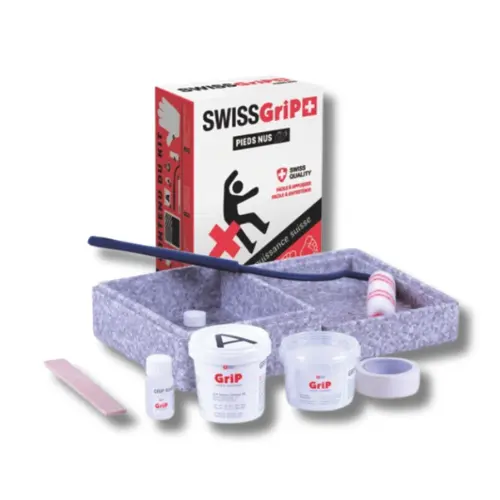 Solution antidérapante pour douche et bain - pieds nus ou chaussés 