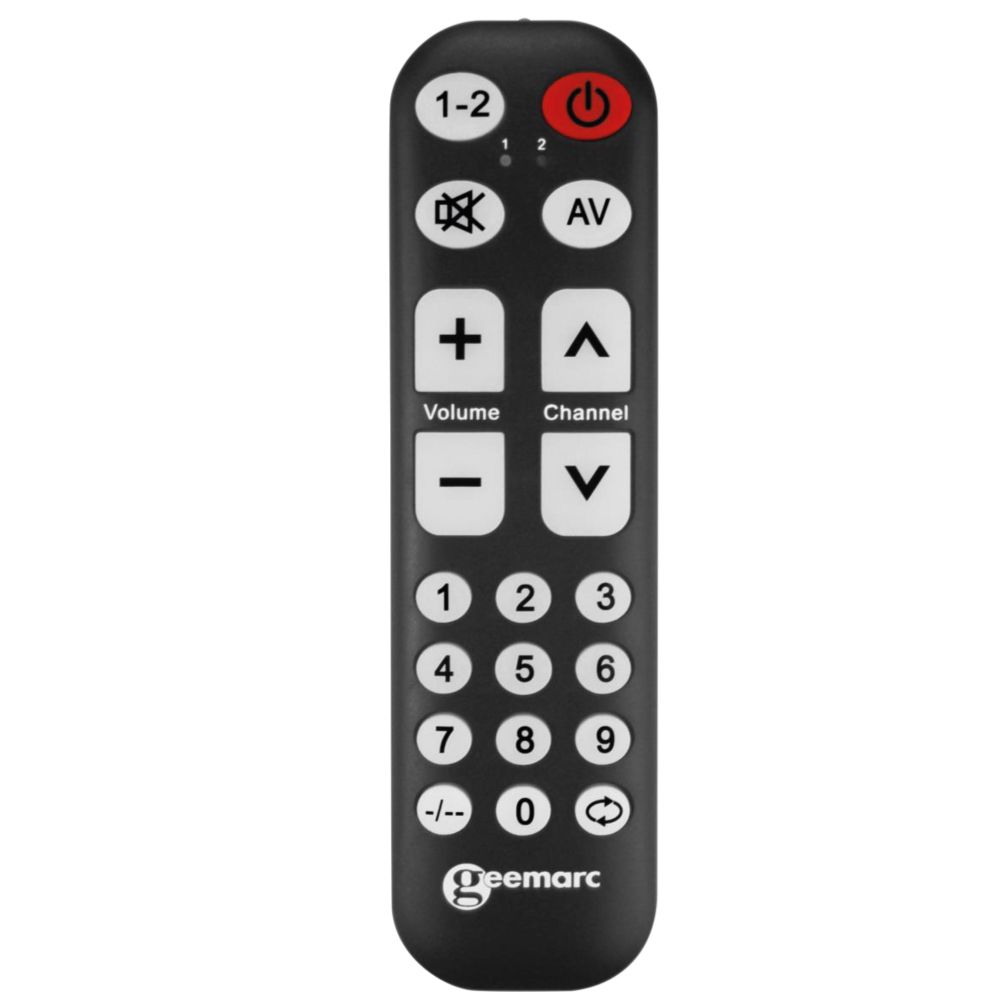 Télécommande 19 touches programmables Senior ou Malvoyant