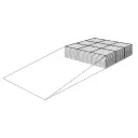 Palier pour Rampe de Seuil Modulable - 144 à 196 mm - pour Kit 5