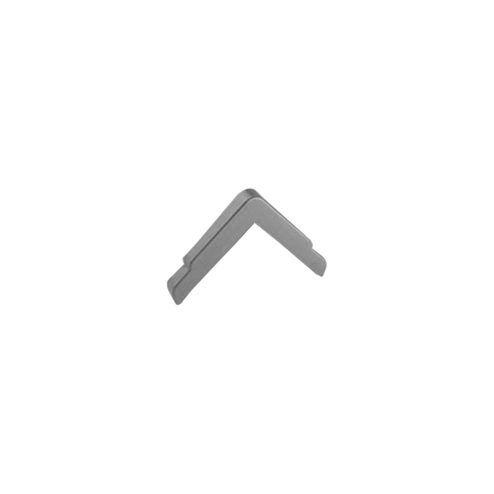 [6480330] Embout de finition ANGLISOL® alvéolée 40 x 40 mm  (Gris)