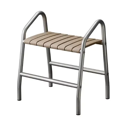 [6880023] Banc de douche avec 2 poignées  (Taupe)