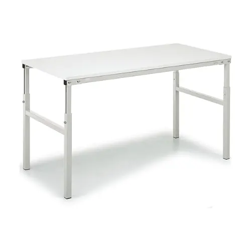 [8009982] Bureau réglable en hauteur  (Bois naturel)