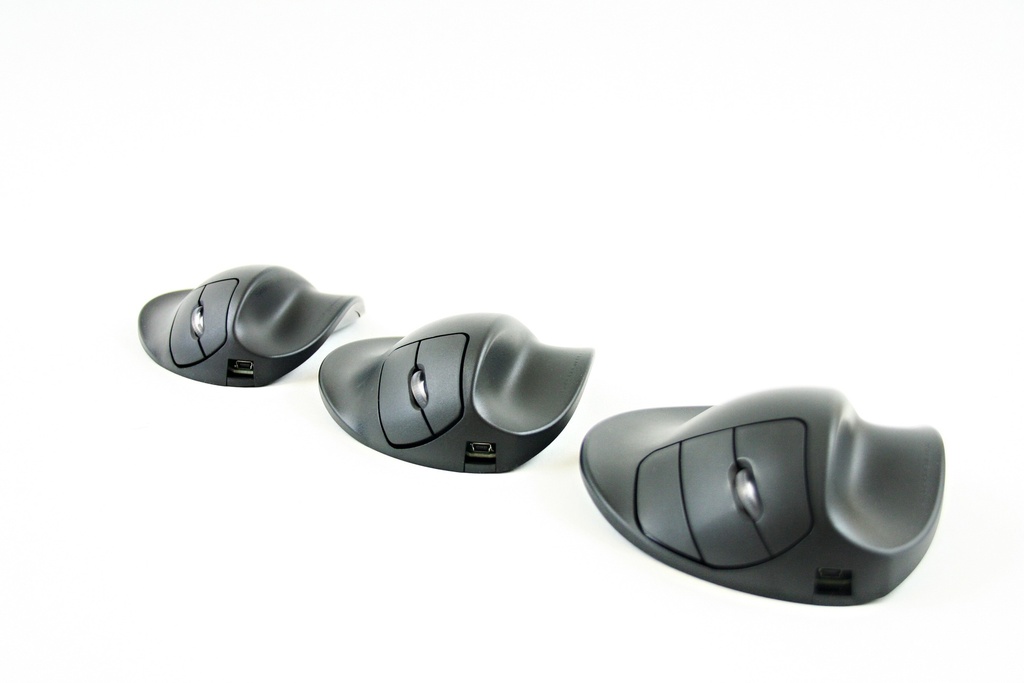 [8010052] Souris Ergo - Plane  (Moins de 17 cm, Filaire, Gauche)