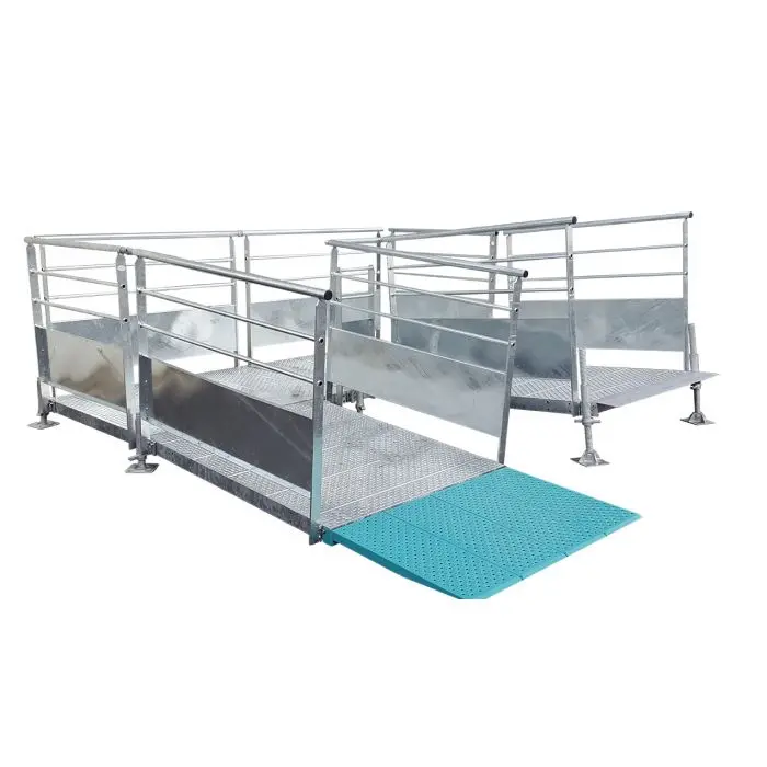 [3181345] Rampe d'accès KMINO Modulaire FIXE en Acier Galvanisé