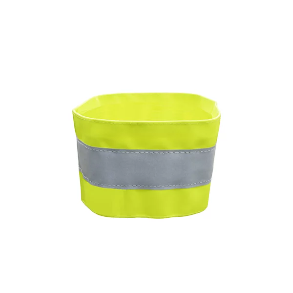 [6780099] Brassard auto-enroulant réflechissant jaune