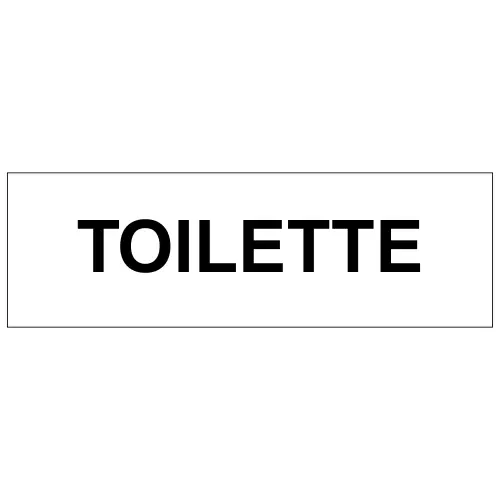 [H4180602] Plaque de porte "Toilette"