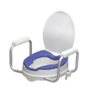Réhausse toilettes avec accoudoirs