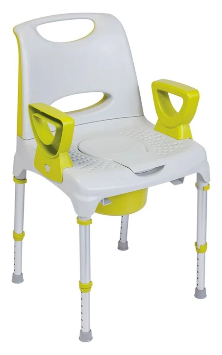 [H6880049] Fauteuil de douche 2 en 1 (Vert anis)