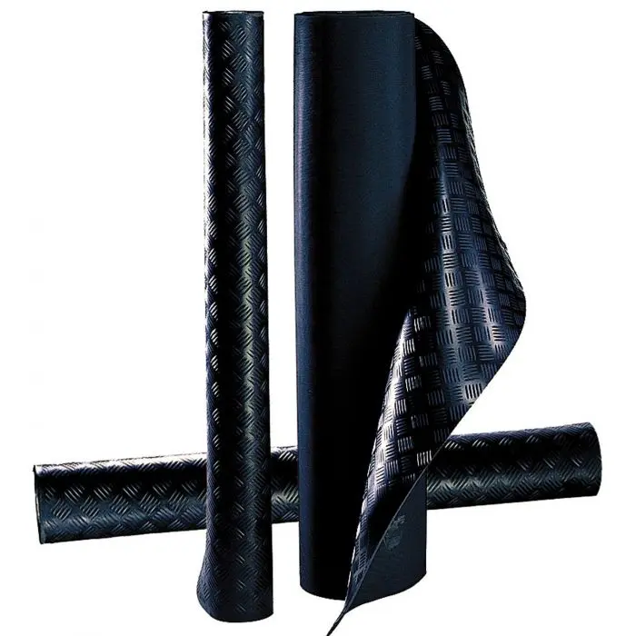 [6580041] Rouleau de tapis antidérapant motif larmé (Gris)