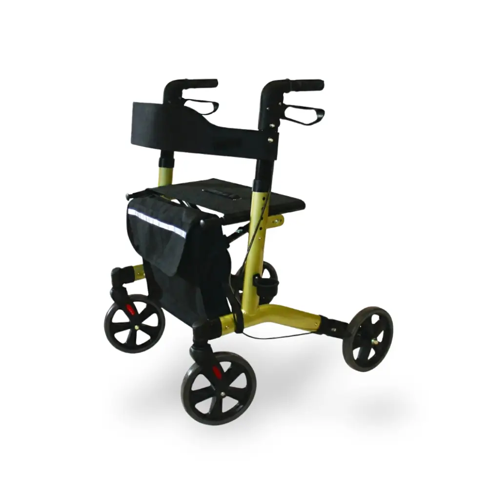 [7000024] Déambulateur 4 Roues Confort Pliant Léger