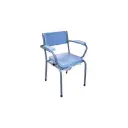 Chaise Garde-Robe Confort Fixe avec Accoudoirs Escamotables