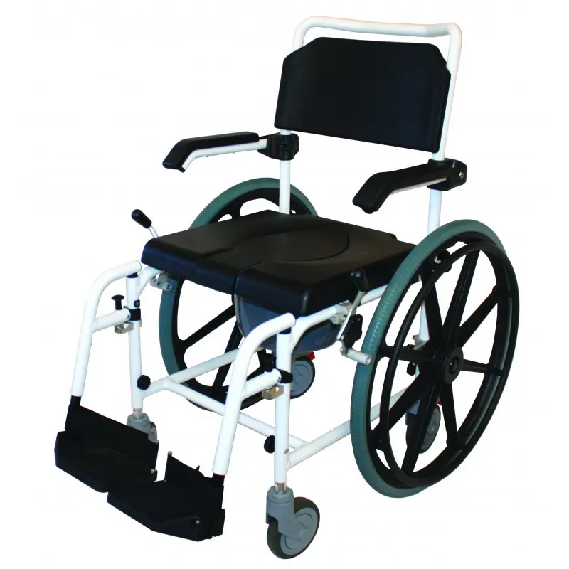 [7000131] Fauteuil de Douche Polyvalent avec Accoudoirs Relevables