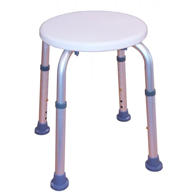 [7000152] Tabouret de Douche Rond Réglable