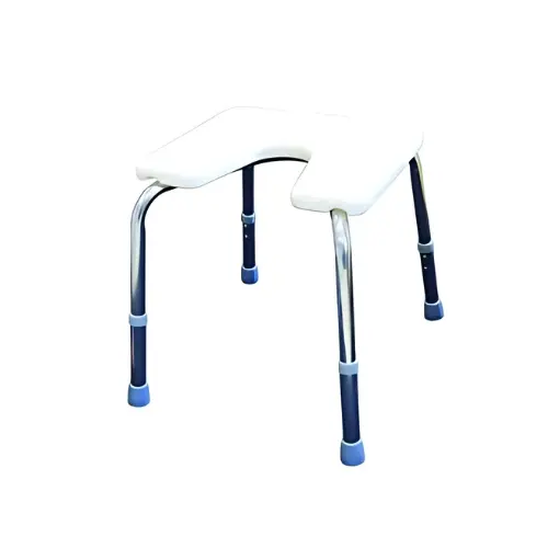 [7000154] Tabouret de Douche avec Découpe Anatomique Réglable