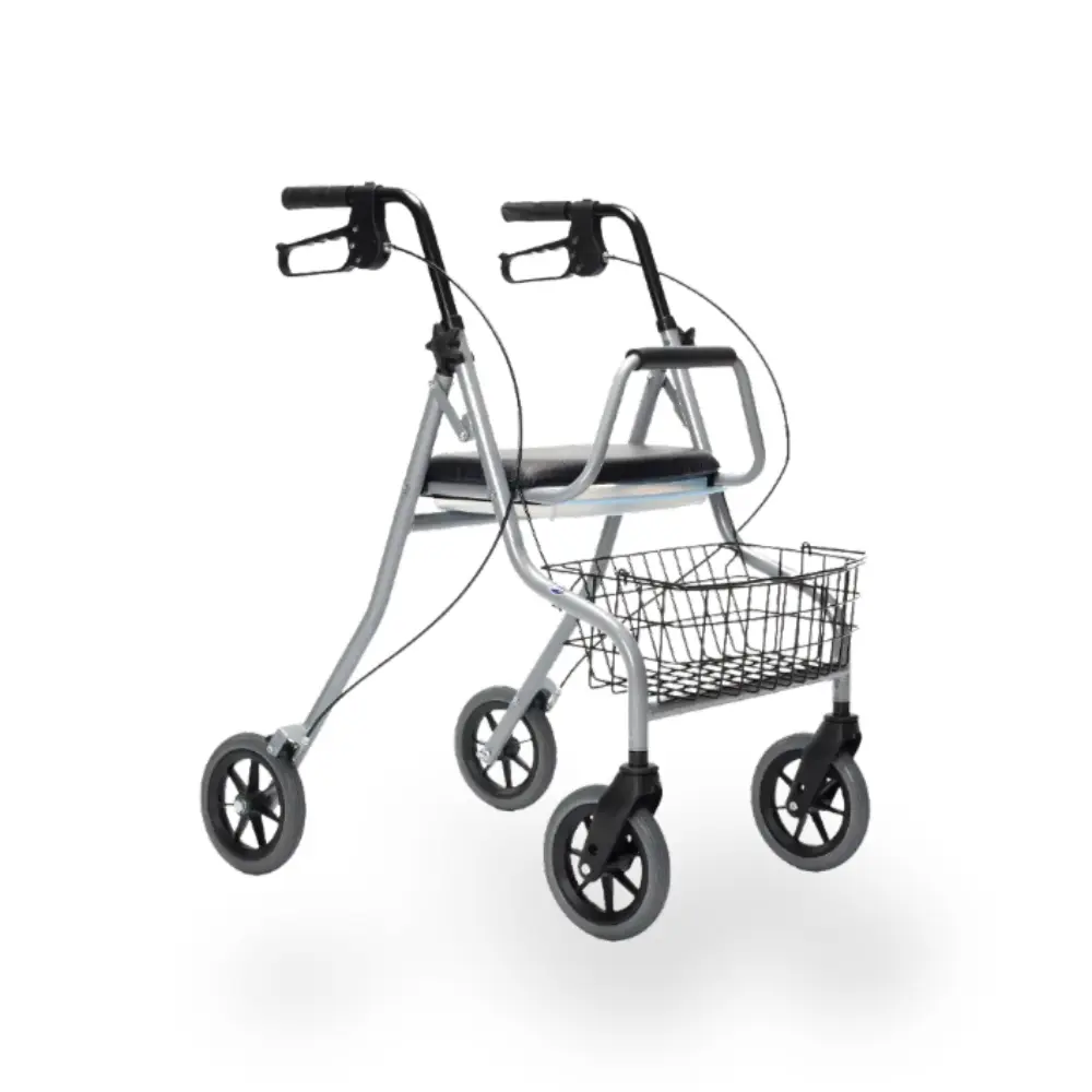 [7000397] Déambulateur Compact avec Siège et Panier