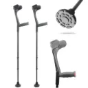 Lot de 2 béquilles ergonomiques confort réglables