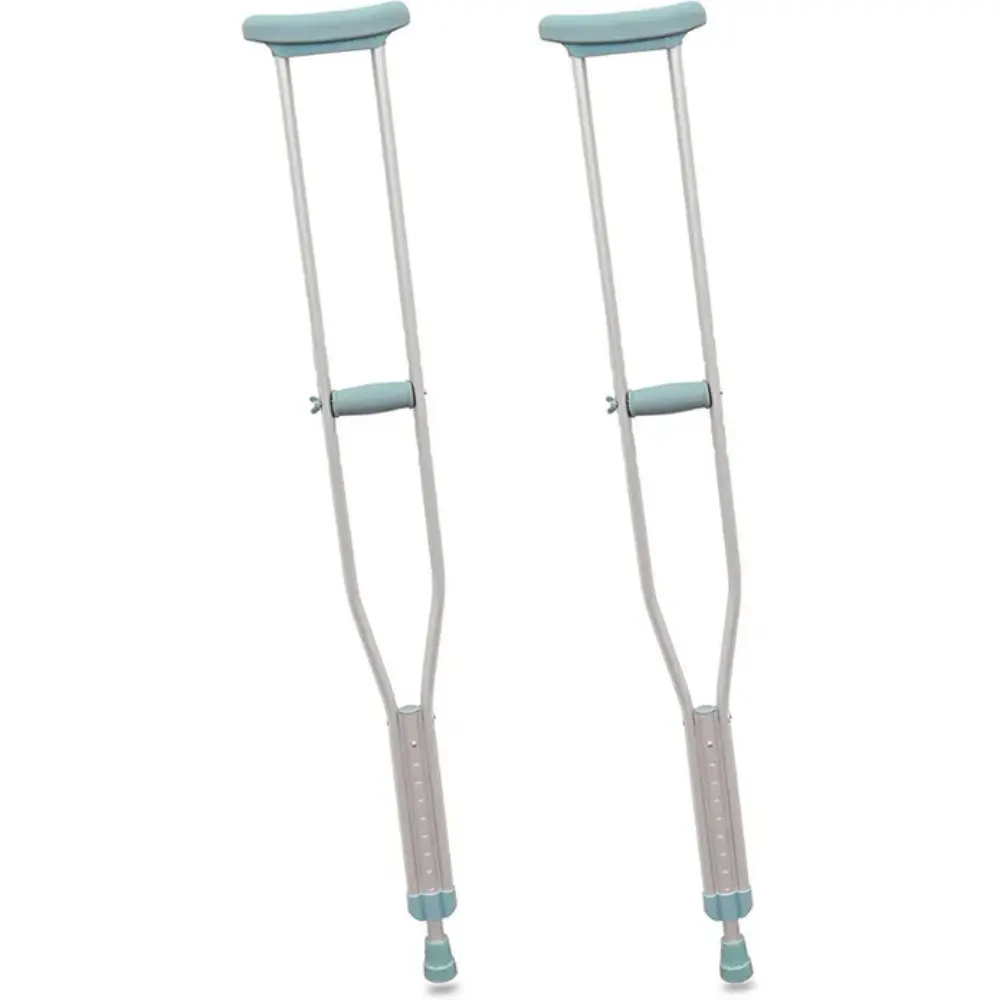 Béquilles axillaires réglables en aluminium