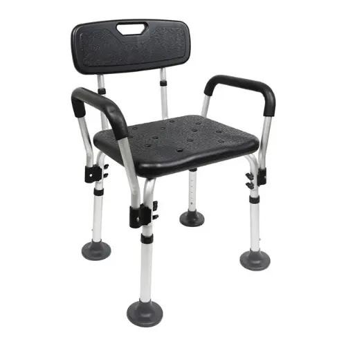 [3180901] Chaise de douche sécurisée avec accoudoirs lite (Noir)