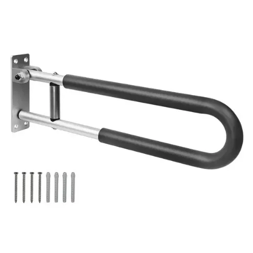 Barre d’appui relevable rembourrée pour salle de bain