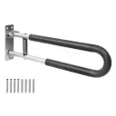 Barre d’appui relevable rembourrée pour salle de bain