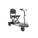 Scooter Électrique Pliable 4 Roues avec Batterie Amovible