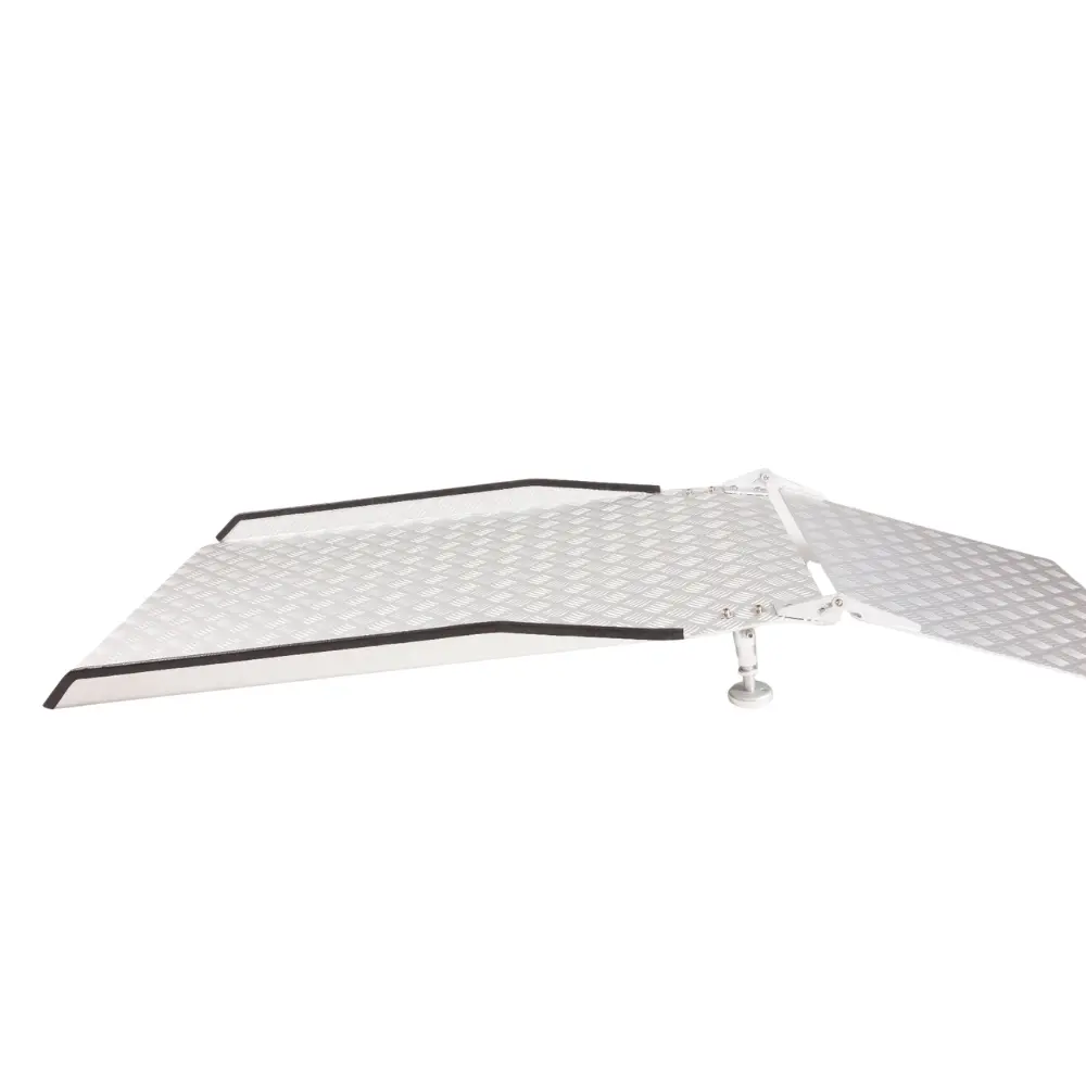 [2185001] Rampe de seuil relevable ajustable avec plateau d’entrée (Jusqu’à 7 cm, 30 cm)