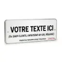 Panonceau Personnalisable Aluminium Rétro-Réfléchissant