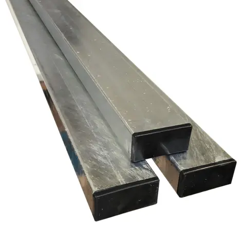 Poteau Rectangulaire En Acier Galvanisé 80x80 mm Pour Signalisation