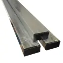 Poteau Rectangulaire En Acier Galvanisé 80x80 mm Pour Signalisation