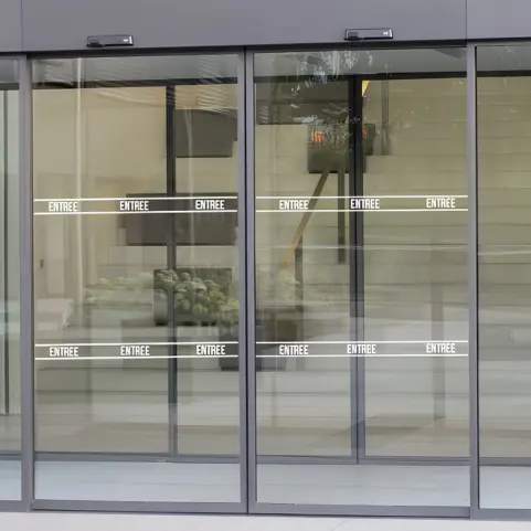 Bande de Signalisation Adhésive Porte Vitrée "ENTRÉE"