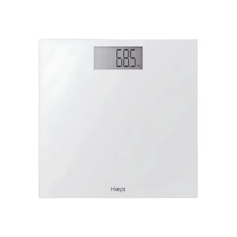 [7017110] Pèse-Personne Électronique Écran Large Ultra Plat (Noir)