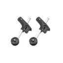 Roues anti-basculement pour fauteuil roulant