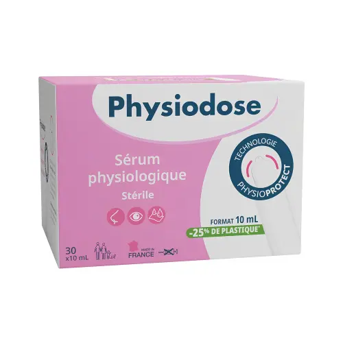 Sérum physiologique stérile en unidoses