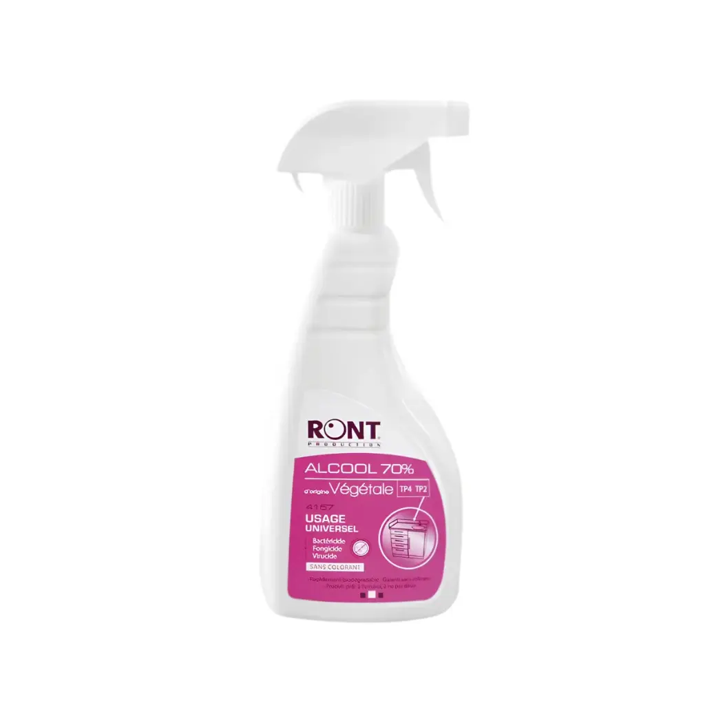 Spray désinfectant alcool 70 % végétal 500 ml