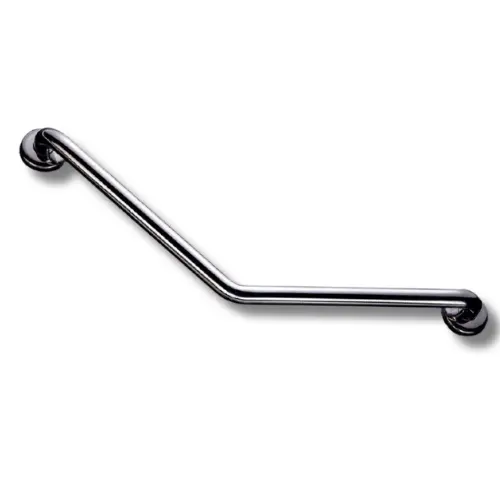 [6880193] Barre d'appui coudée 135° acier inoxydable 2 points