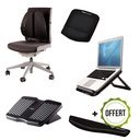 Pack ergo Bureau avec support ordinateur portable
