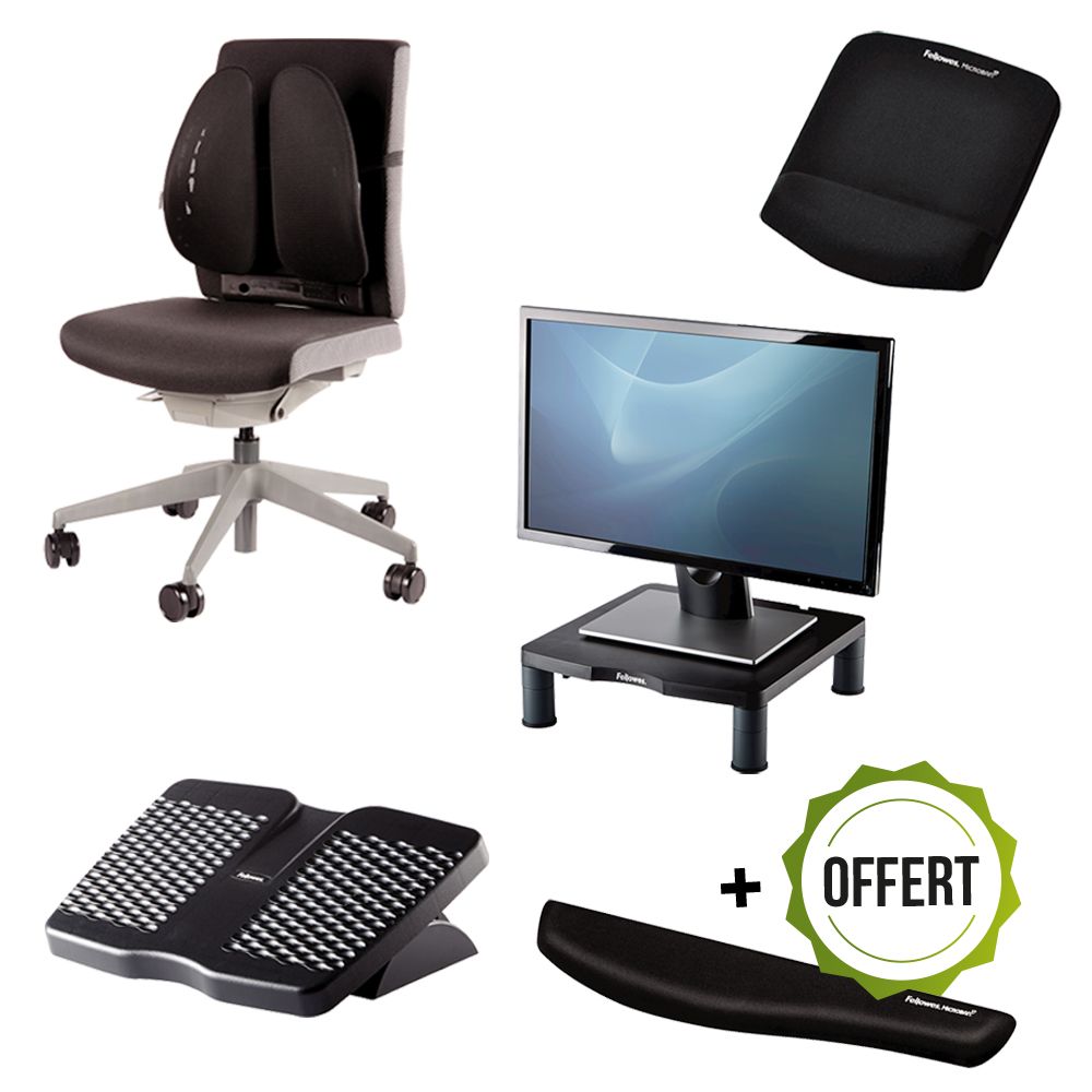 Pack Ergo Bureau avec support Ecran