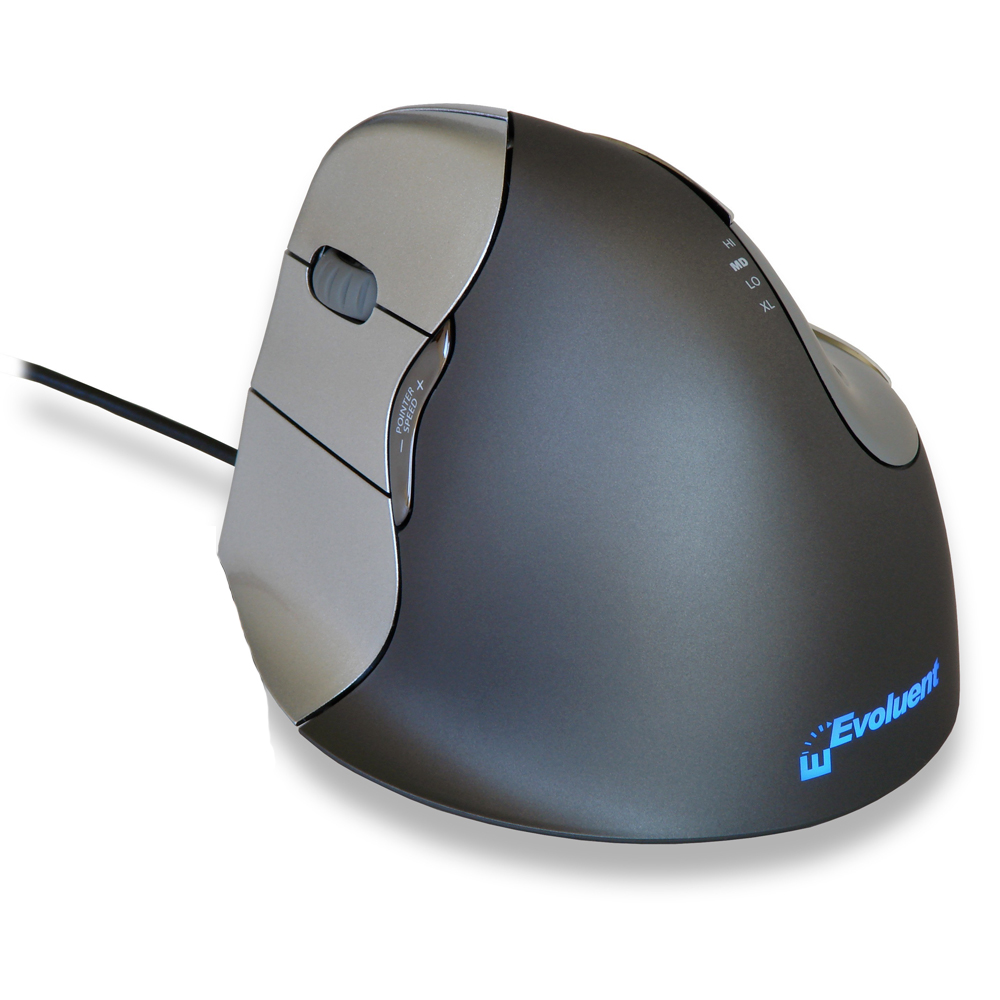 [8010038] Souris Ergo Verticale Confort pour Gaucher Filaire