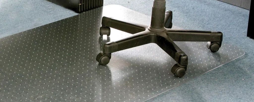Tapis de bureau pour moquette