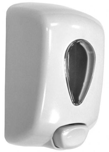 [6880113] Distributeur de savon PUSH blanc