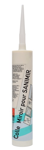 [6880120] Colle pour miroirs sanitaires PLEXICHOK en cartouche 300 ml