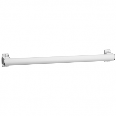 Barre d'appui droite Docca - alu blanc 