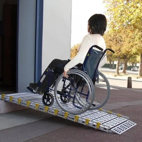 Rampe d'Accès Enroulable ROLL-A-RAMP - 75cm - Alu