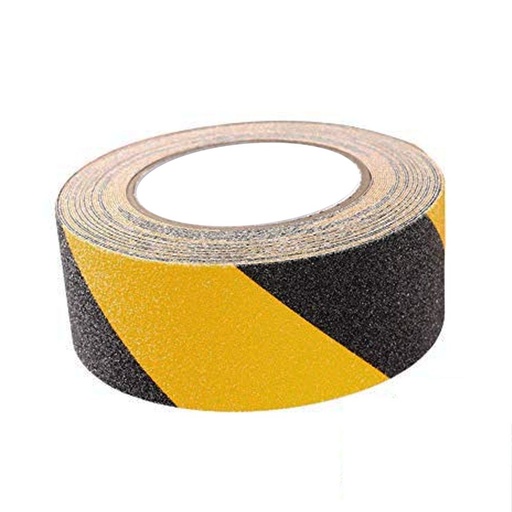 [3380219] Adhésif antidérapant ECO -  jaune et noir - 18,3 mx 50mm