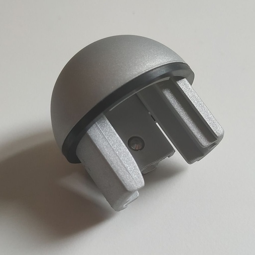 [5480048] Bouchon rond pour main courante intérieure MALI en aluminium anodisé